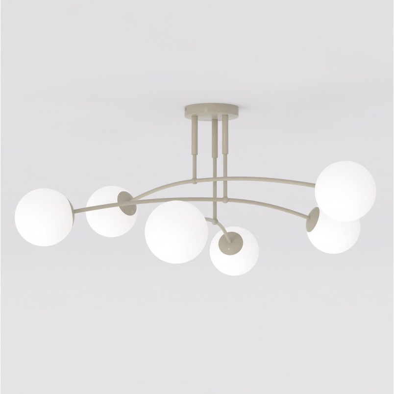 Lampa sufitowa Pregos Emibig - 6 szklanych kul, modern
