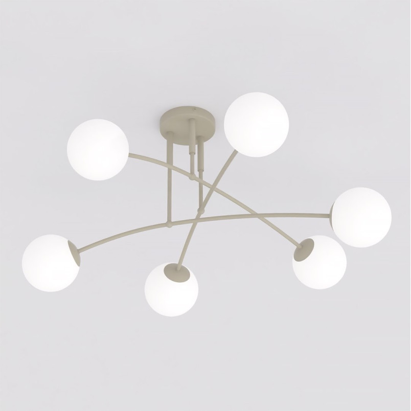 Lampa sufitowa Pregos Emibig - 6 szklanych kul, modern