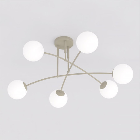 Lampa sufitowa Pregos Emibig - 6 szklanych kul, modern