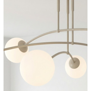 Lampa sufitowa Pregos Emibig - 6 szklanych kul, modern