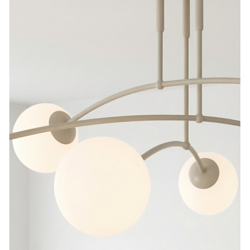 Lampa sufitowa Pregos Emibig - 6 szklanych kul, modern