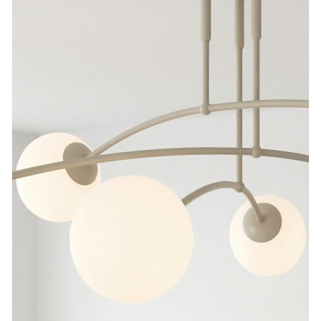 Lampa sufitowa Pregos Emibig - 6 szklanych kul, modern