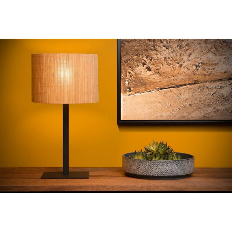 Lampa stołowa rattanowa Magius | Lucide - Boho & Skandynawski