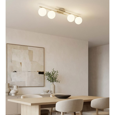 Plafon Kairo IV Emibig - Szklane kule, Modern | Sklep z meblami