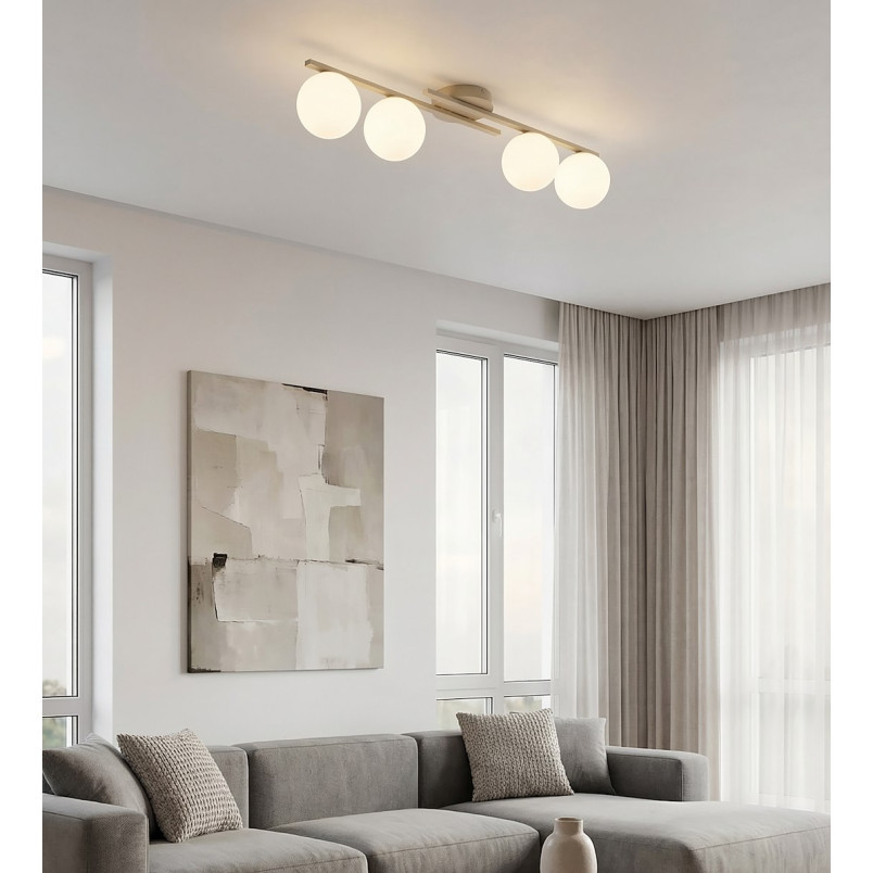 Plafon Kairo IV Emibig - Szklane kule, Modern | Sklep z meblami