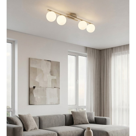 Plafon Kairo IV Emibig - Szklane kule, Modern | Sklep z meblami