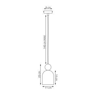 Lampa wisząca Mesi | Emibig | Skandynawski design