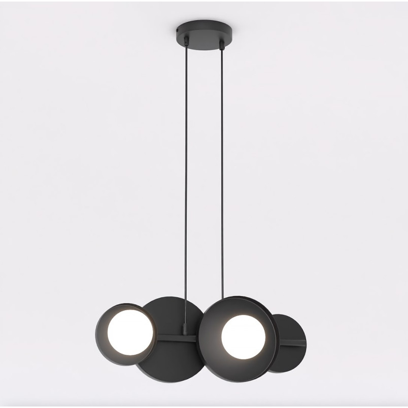 Lampa wisząca Emibig - nowoczesny design, czarno-biała