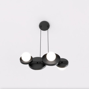 Lampa wisząca Emibig - nowoczesny design, czarno-biała