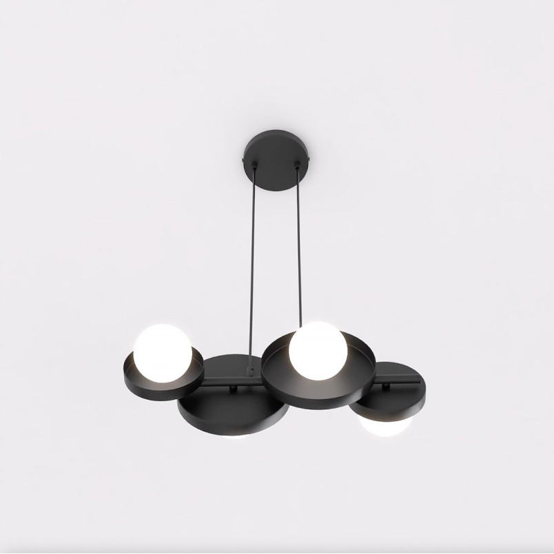 Lampa wisząca Emibig - nowoczesny design, czarno-biała