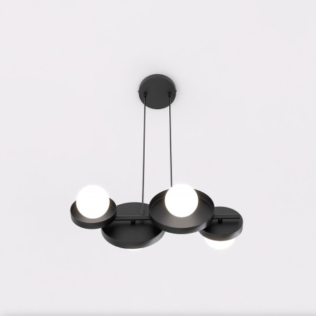 Lampa wisząca Emibig - nowoczesny design, czarno-biała