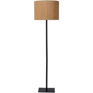 Lampa rattanowa podłogowa boho Magius marki Lucide