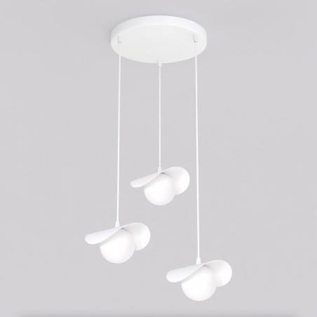 Lampa wisząca Emibig Ritual: 3 kule, nowoczesny design