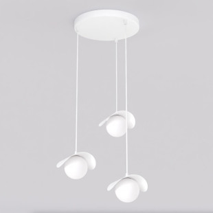 Lampa wisząca Emibig Ritual: 3 kule, nowoczesny design