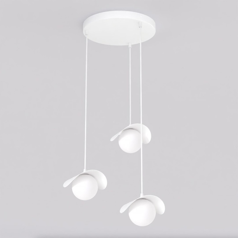 Lampa wisząca Emibig Ritual: 3 kule, nowoczesny design