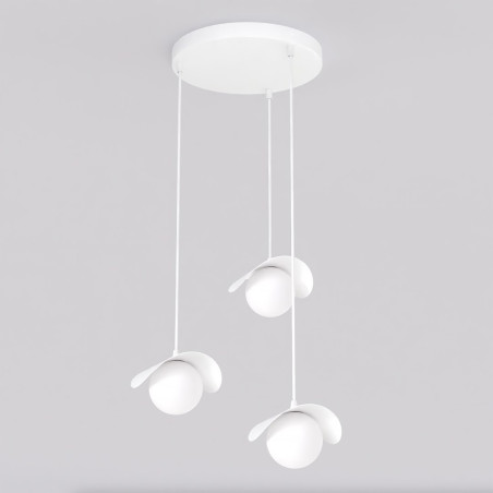 Lampa wisząca Emibig Ritual: 3 kule, nowoczesny design