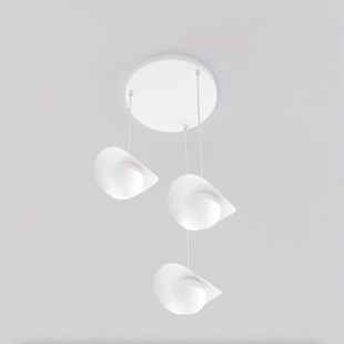 Lampa wisząca Emibig Ritual: 3 kule, nowoczesny design
