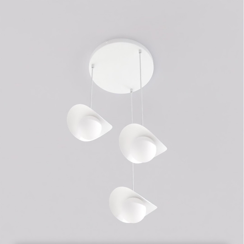 Lampa wisząca Emibig Ritual: 3 kule, nowoczesny design