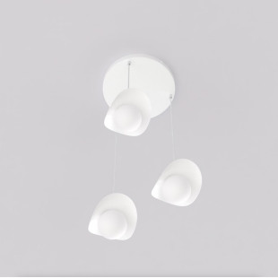 Lampa wisząca Emibig Ritual: 3 kule, nowoczesny design