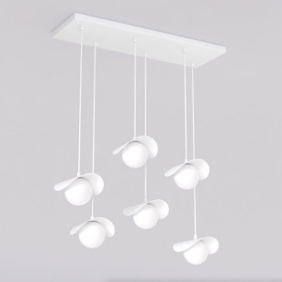 Lampa wisząca Emibig Ritual: 6 szklanych kul, nowoczesny design