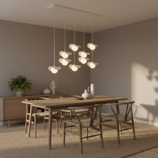 Lampa wisząca Emibig Ritual - 9 kul, nowoczesny design