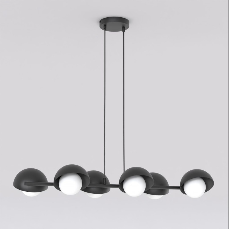 Lampa wisząca Boom - 6 punktów, szkło, Emibig