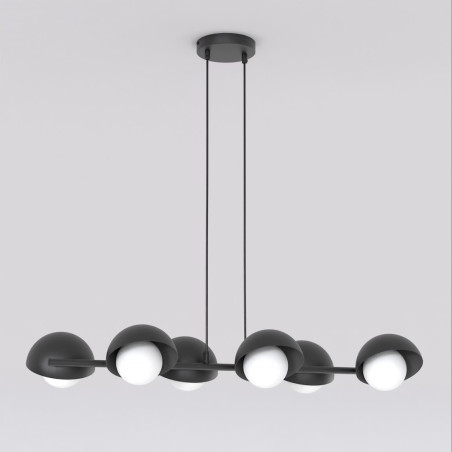 Lampa wisząca Boom - 6 punktów, szkło, Emibig