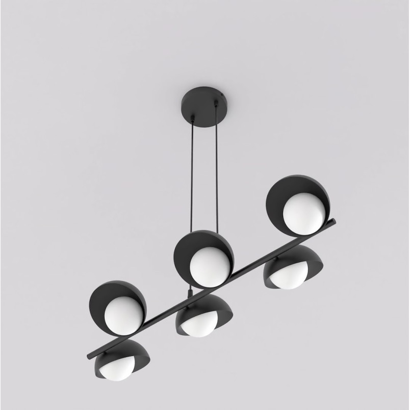 Lampa wisząca Boom - 6 punktów, szkło, Emibig