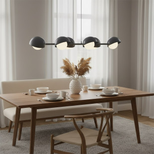 Lampa wisząca Boom - 6 punktów, szkło, Emibig