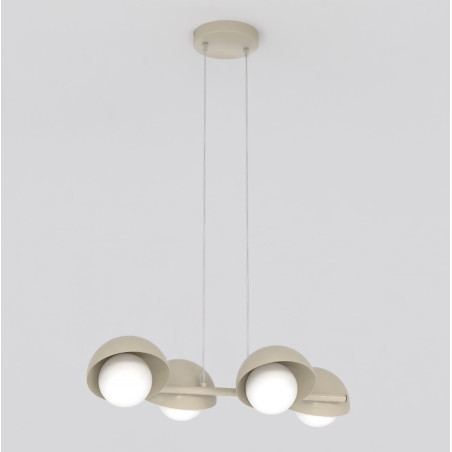Lampa wisząca Boom Emibig | 4 punkty, szkło, modern