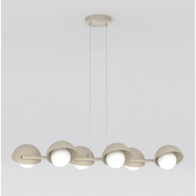 Lampa wisząca Boom Emibig - 6 punktów, szkło, modern | Sklep mebli