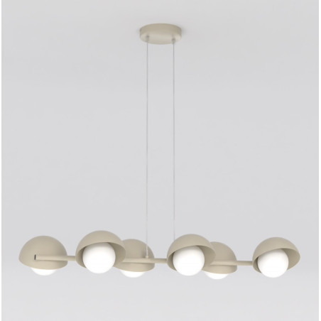Lampa wisząca Boom Emibig - 6 punktów, szkło, modern | Sklep mebli
