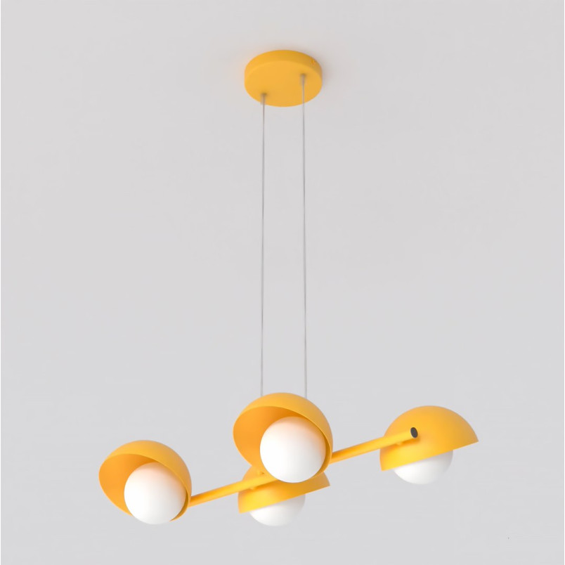 Lampa wisząca Boom | 4 punkty, szkło, Emibig