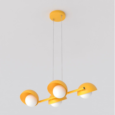 Lampa wisząca Boom | 4 punkty, szkło, Emibig