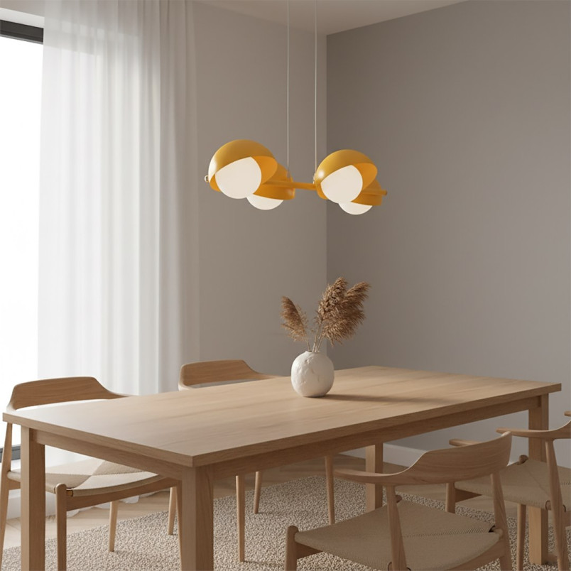 Lampa wisząca Boom | 4 punkty, szkło, Emibig