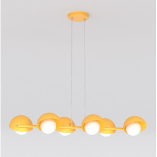 Lampa wisząca Boom | 6 punktów, szklane kule, Emibig