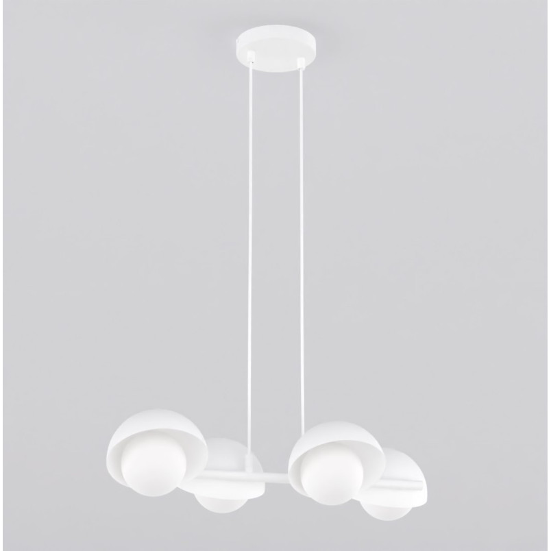 Lampa wisząca Boom Emibig | 4 punkty, szkło, nowoczesny design