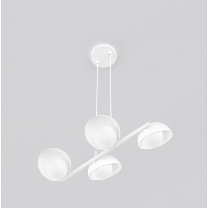 Lampa wisząca Boom Emibig | 4 punkty, szkło, nowoczesny design