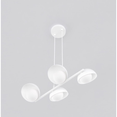 Lampa wisząca Boom Emibig | 4 punkty, szkło, nowoczesny design