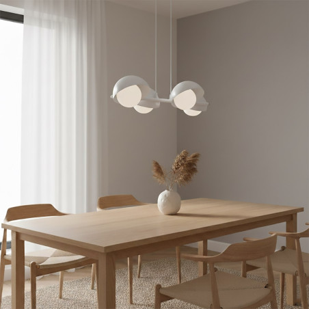 Lampa wisząca Boom Emibig | 4 punkty, szkło, nowoczesny design