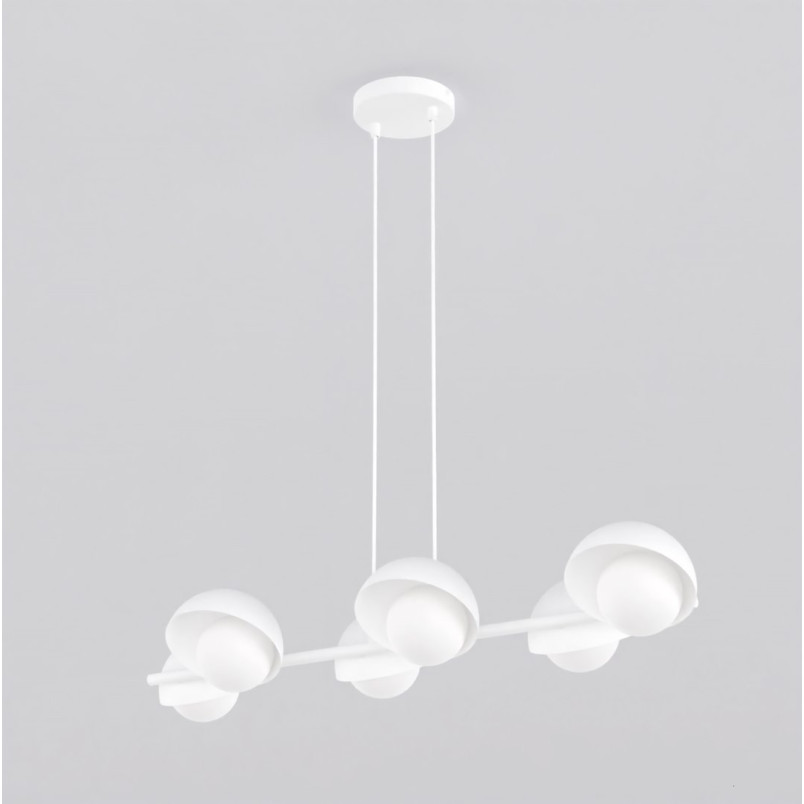 Lampa wisząca Boom | 6 punktów, szkło | Emibig