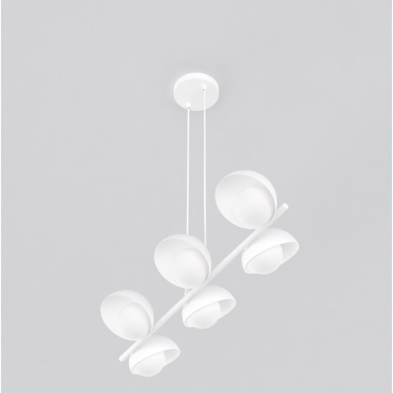 Lampa wisząca Boom | 6 punktów, szkło | Emibig