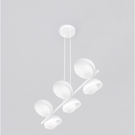 Lampa wisząca Boom | 6 punktów, szkło | Emibig