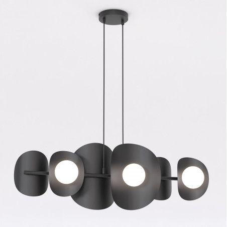 Lampa wisząca Emibig Elementi | 6 punktów, modern, 87cm