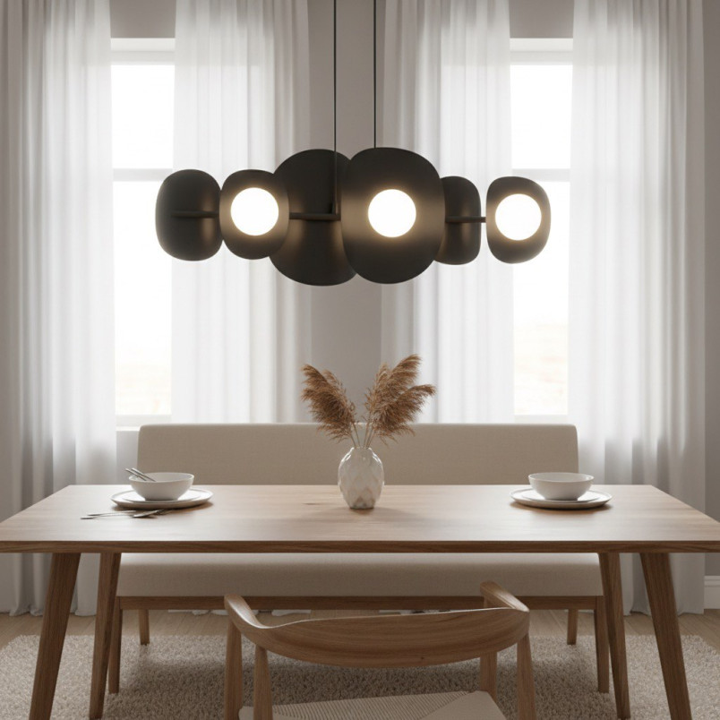 Lampa wisząca Emibig Elementi | 6 punktów, modern, 87cm