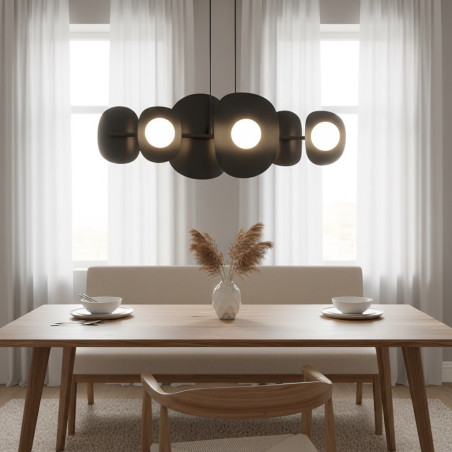 Lampa wisząca Emibig Elementi | 6 punktów, modern, 87cm