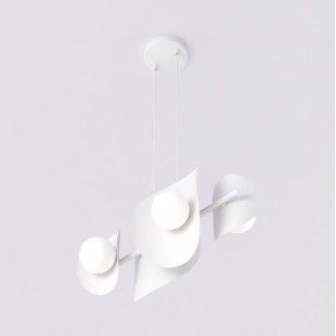 Lampa wisząca modern Emibig | 4 punkty, 54cm | Biały