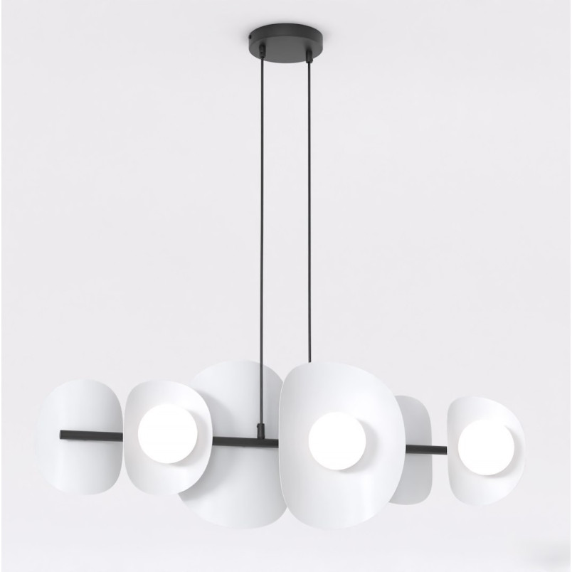Lampa wisząca modern 6 punktowa Emibig | Elegancki design