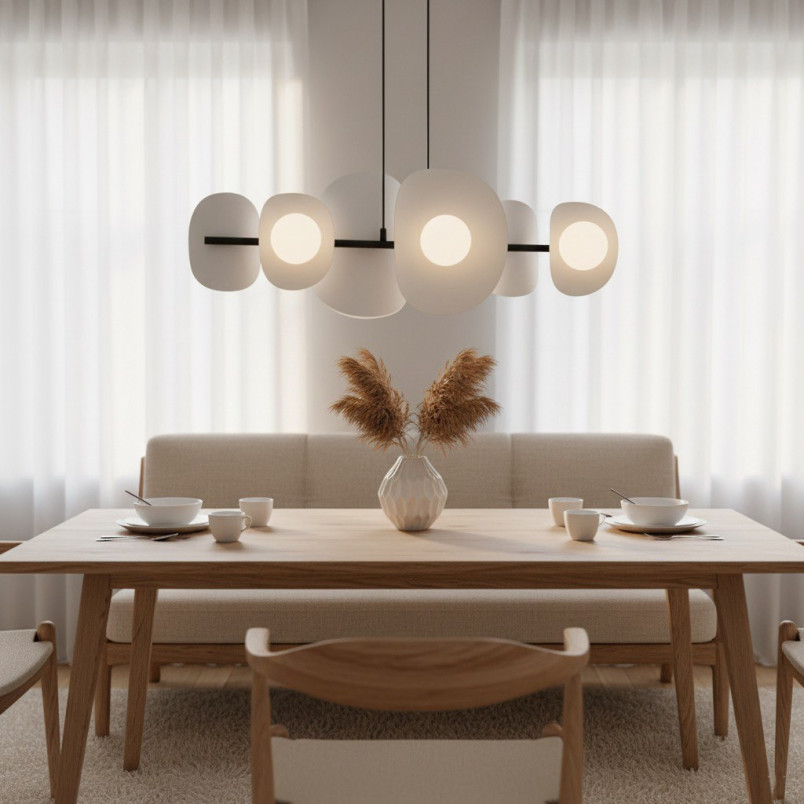 Lampa wisząca modern 6 punktowa Emibig | Elegancki design