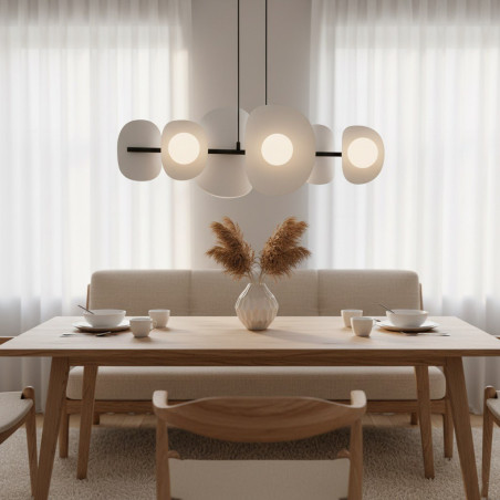 Lampa wisząca modern 6 punktowa Emibig | Elegancki design